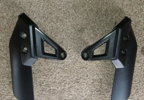 V85 front Fork shrouds