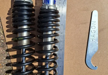 HAGON REAR SHOCKS FOR V9 (350 mm length)