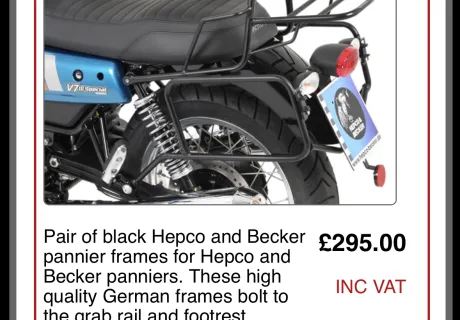 Hepco & Becker Tubular Pannier Racks ...