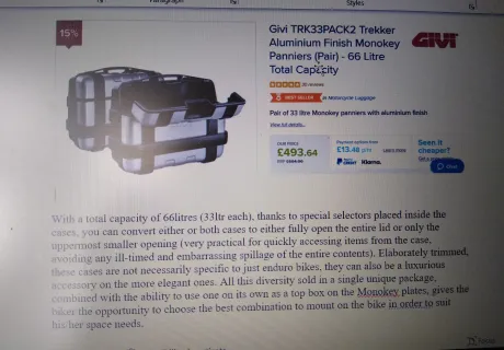 Givi TRK33PACK2 Trekker Aluminium Fin...