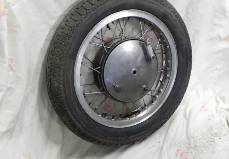 Loop frame Borrani rear wheel.